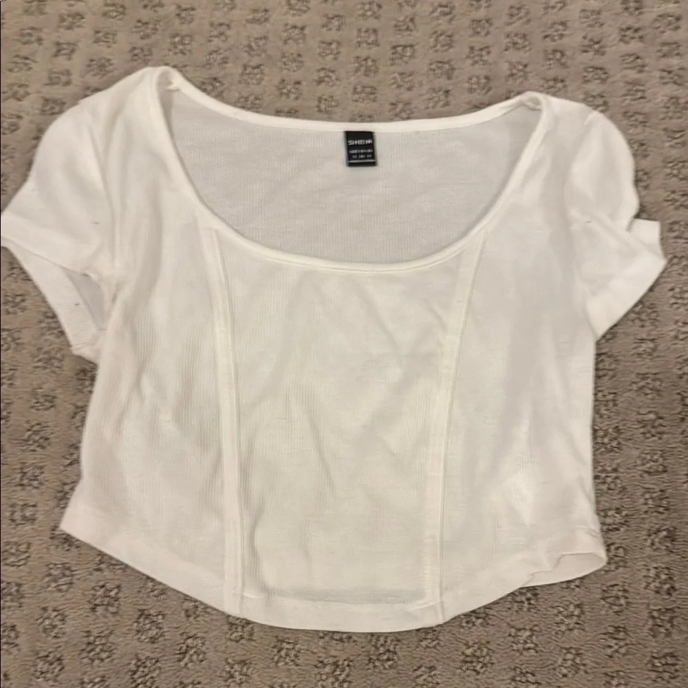 Shein White Women's Top - Picture 1 of 1